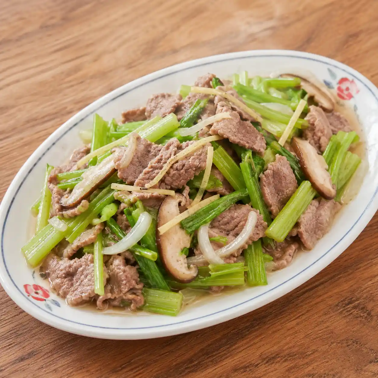 羊肉片芹菜滑炒