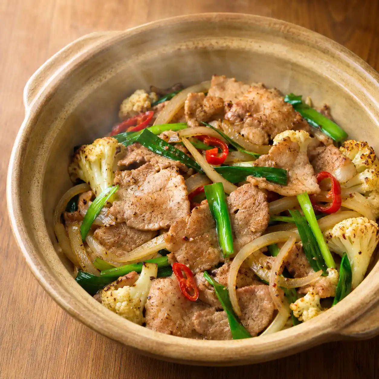 孜然乾鍋豬肉片