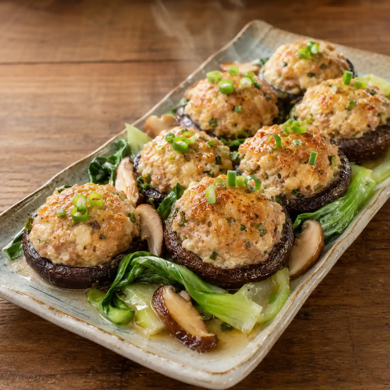 香菇釀豆腐煎