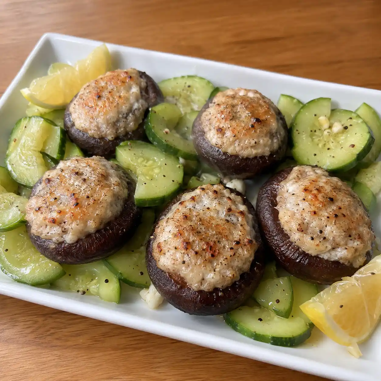 香菇釀虱目魚煎