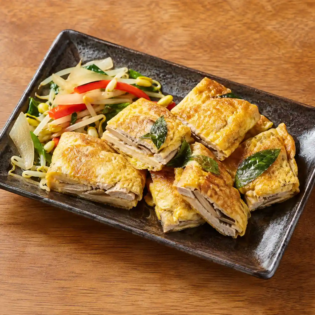豬肉片杏鮑菇香煎盒
