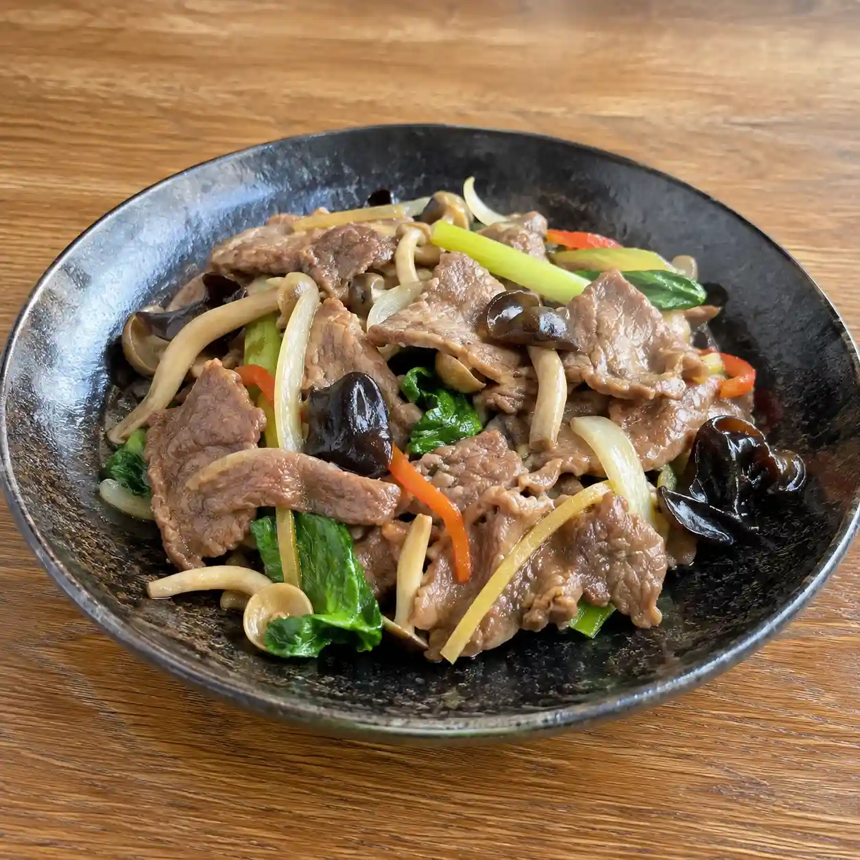 味噌羊肉片薄煎