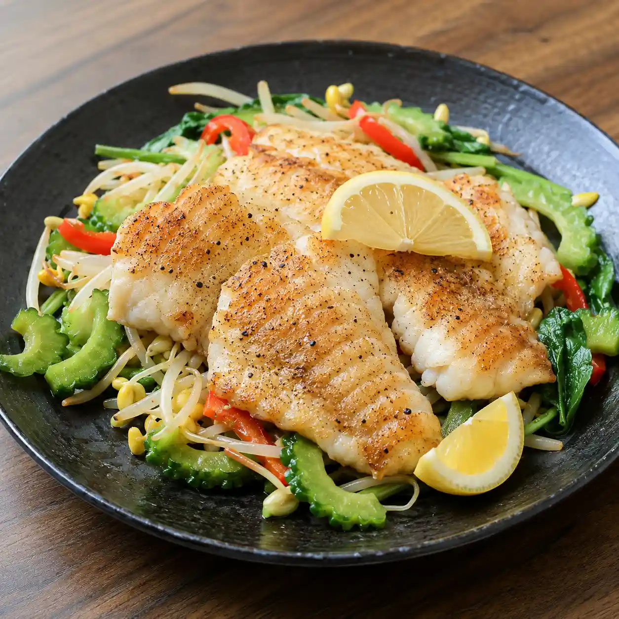 椒鹽香煎鯛魚