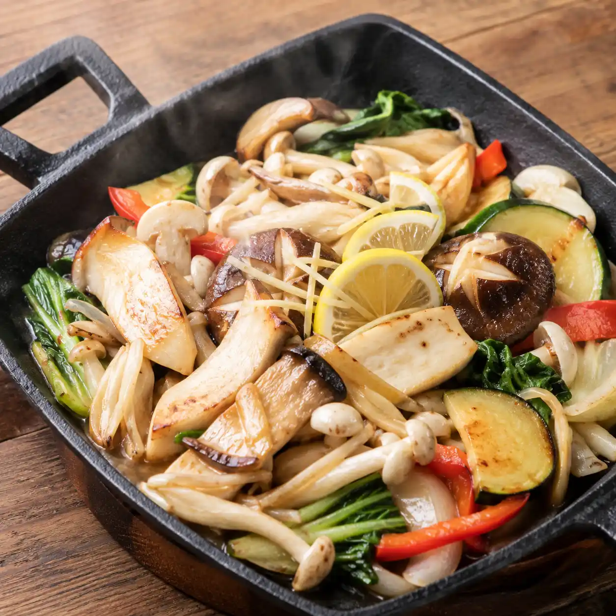 白精靈菇杏鮑菇香煎盒