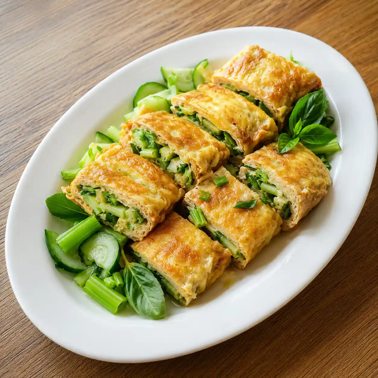 豆包芹菜鍋塌
