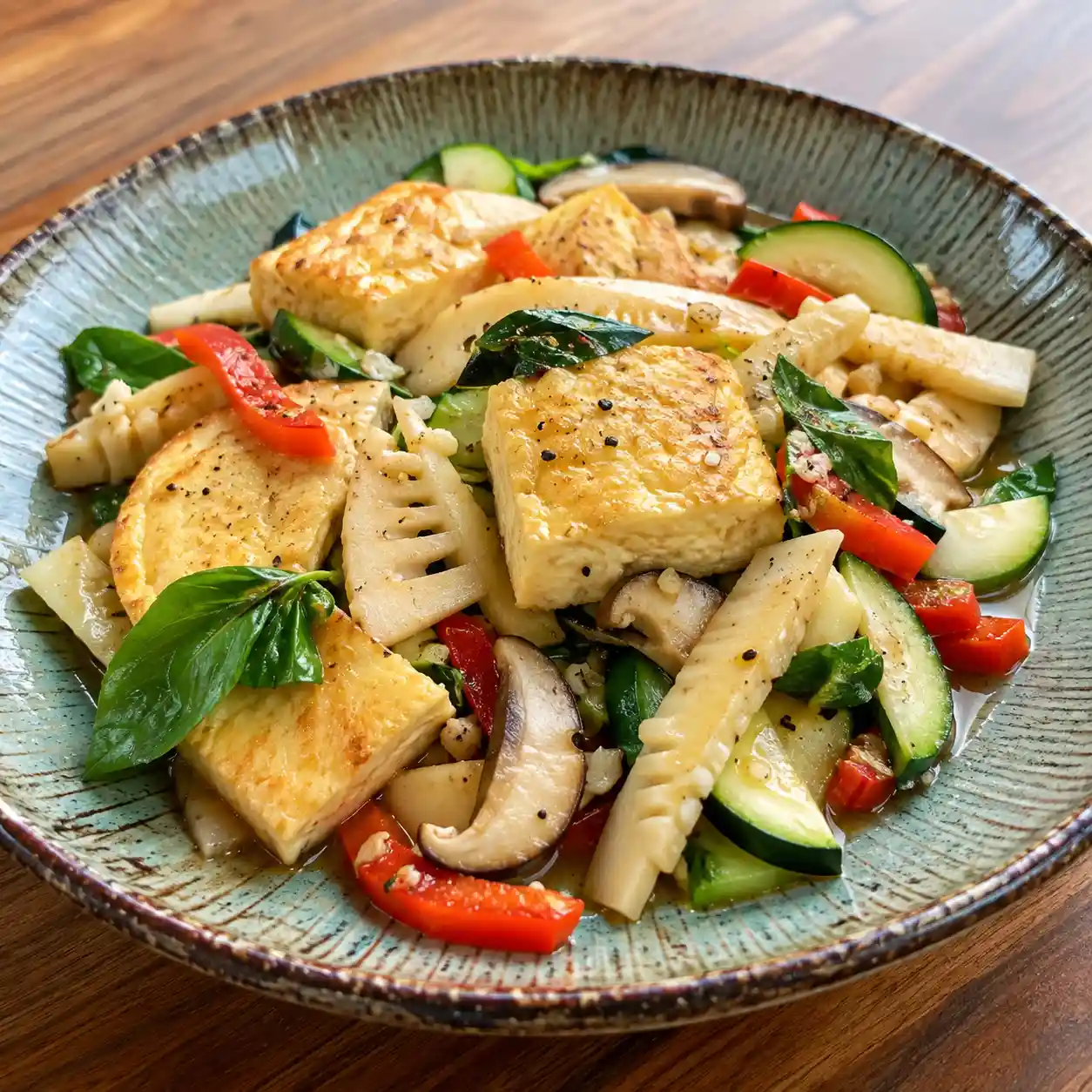 蛋豆腐竹筍鍋塌