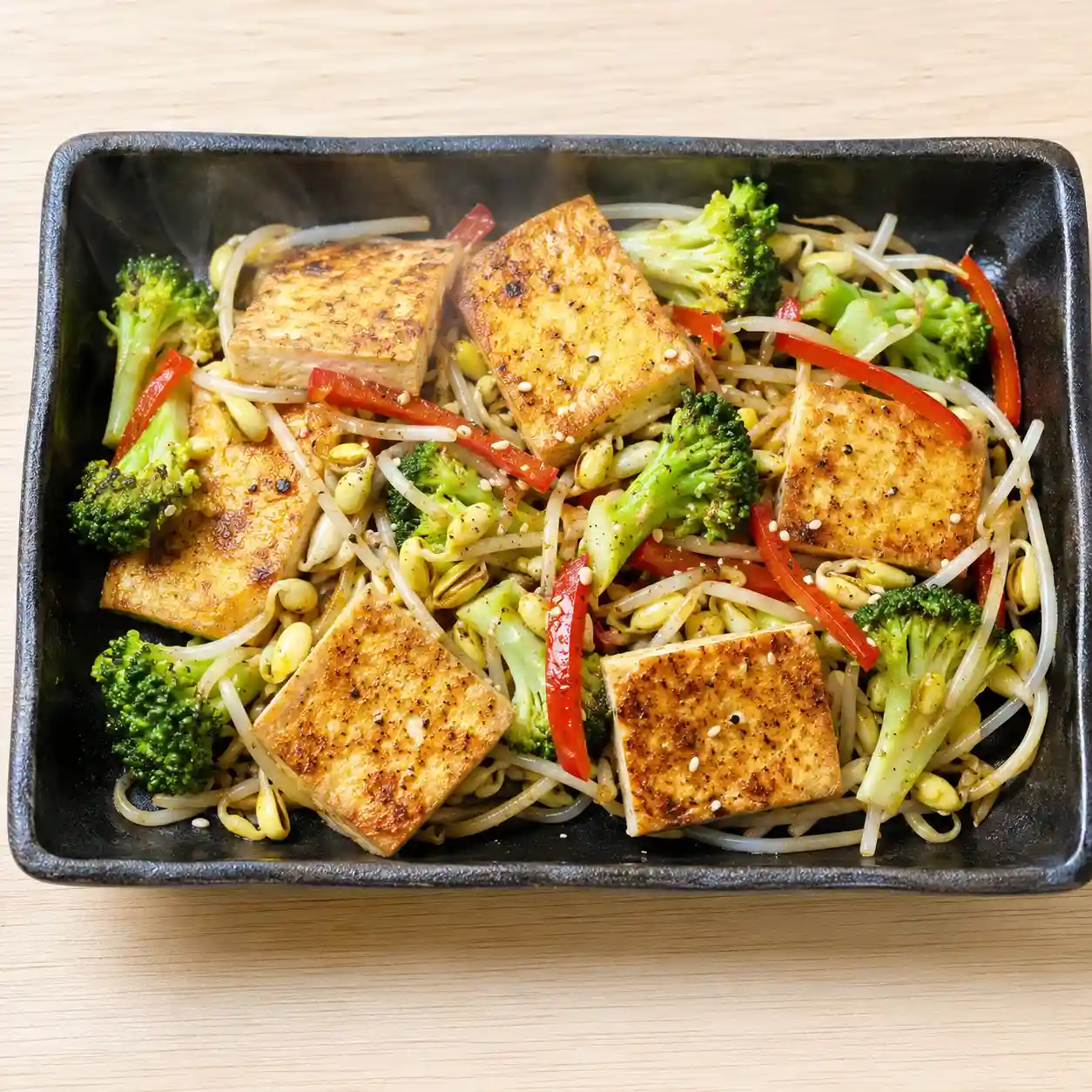 板豆腐黃豆芽香煎盒