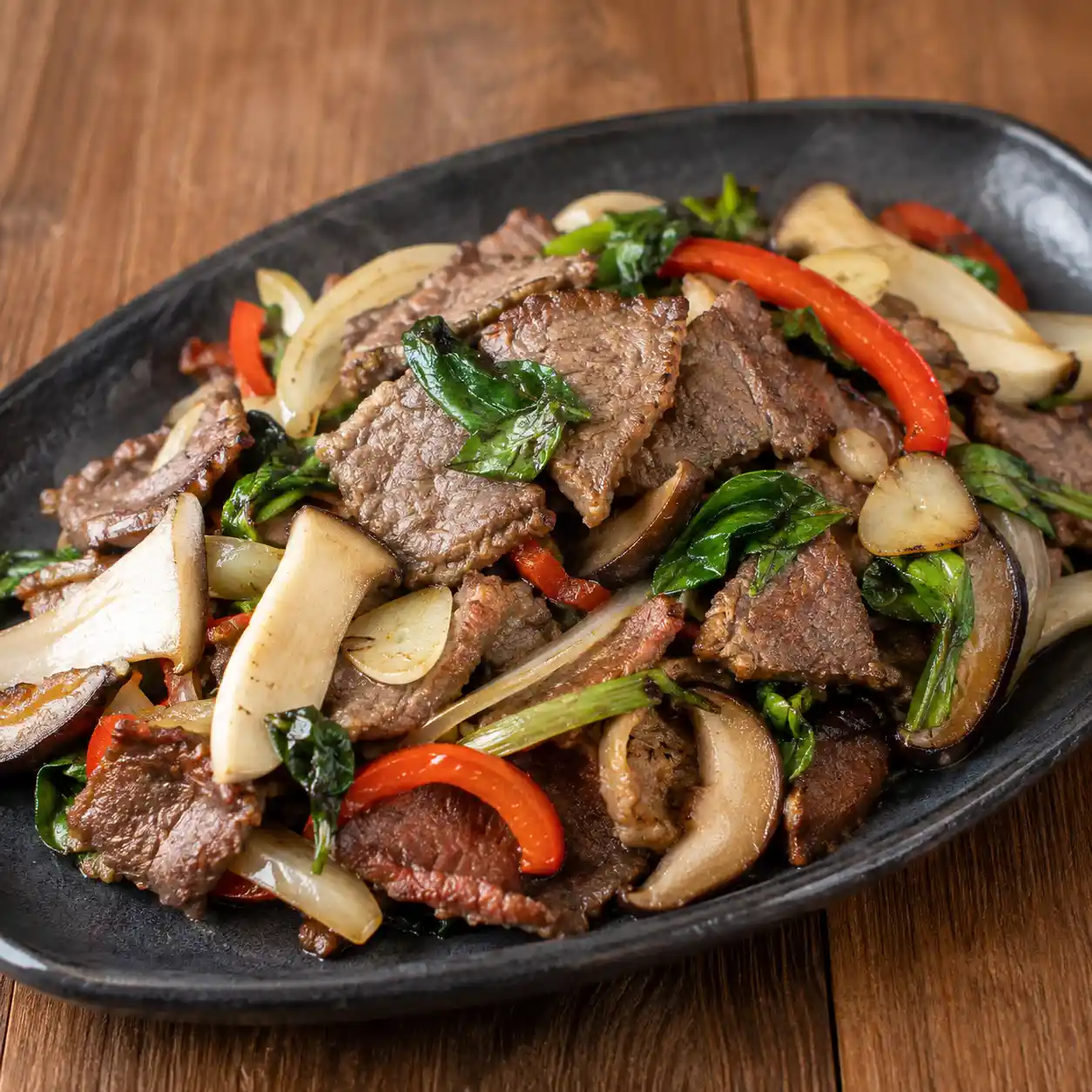 塔香氣炸牛肉片