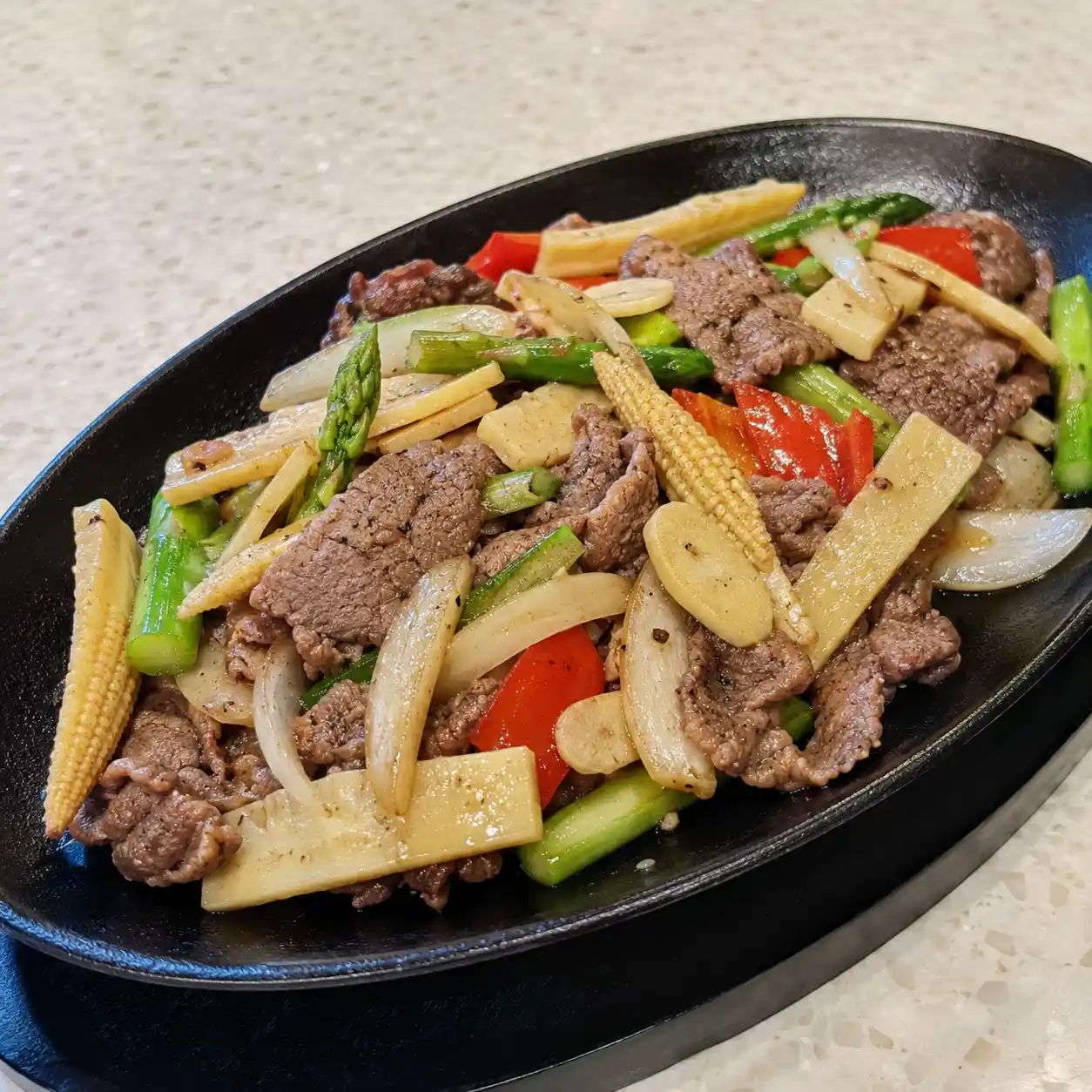 椒鹽氣炸牛肉片