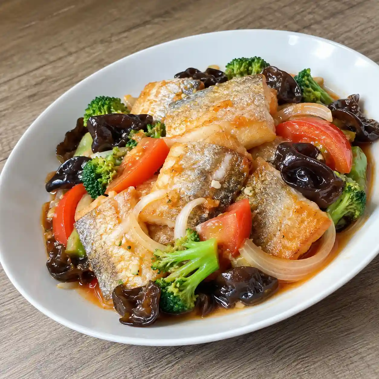 無糖糖醋白帶魚黑木耳