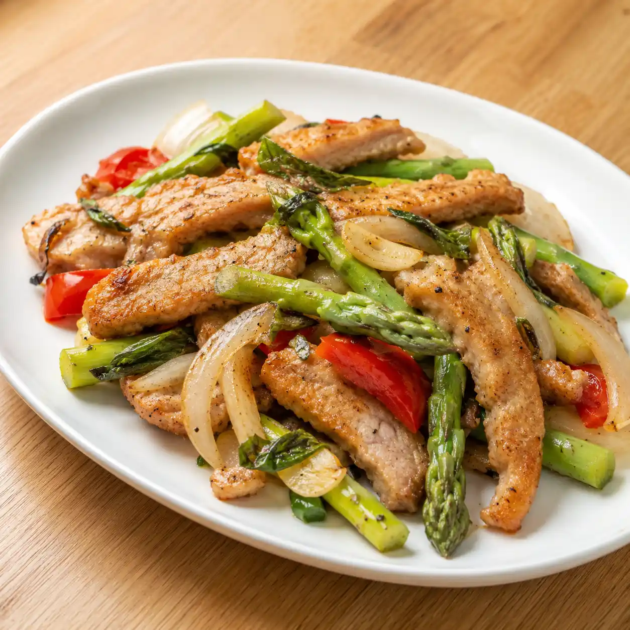 豬柳蘆筍香酥烤
