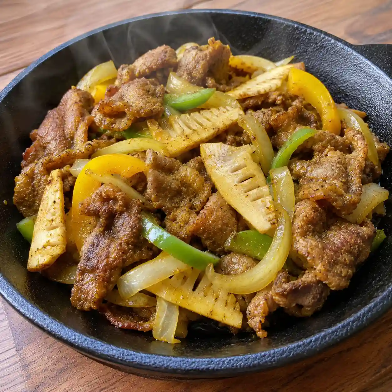 咖哩氣炸牛肉片