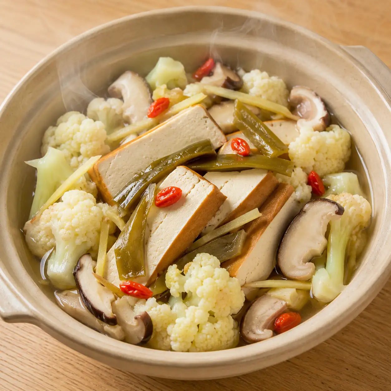 剝皮辣椒蒸豆干