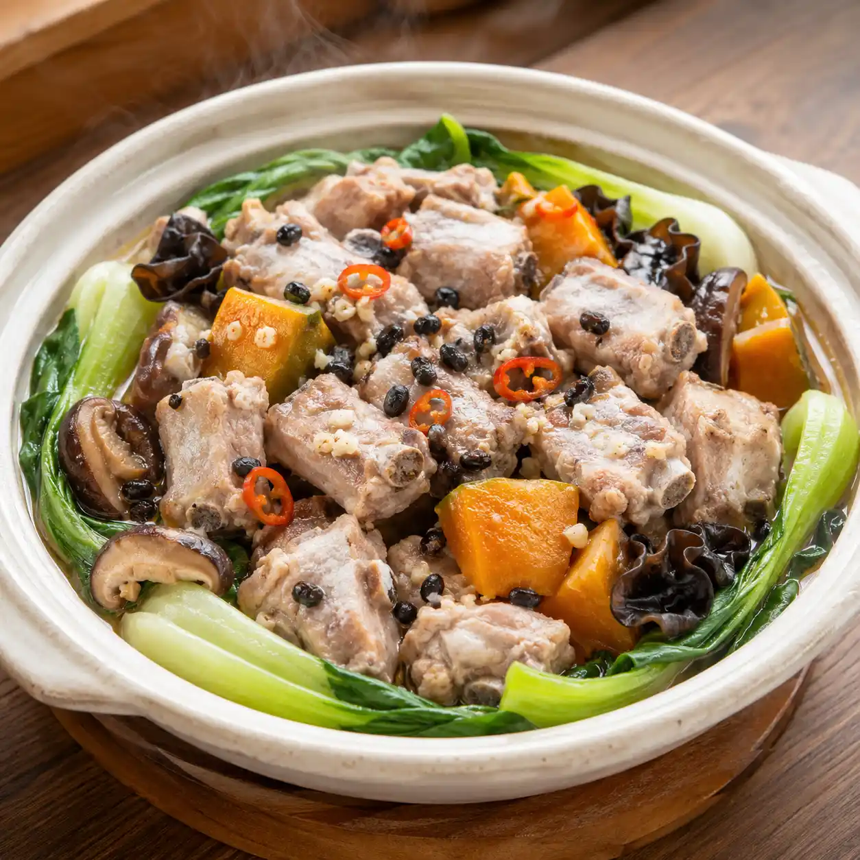 豆豉蒸排骨