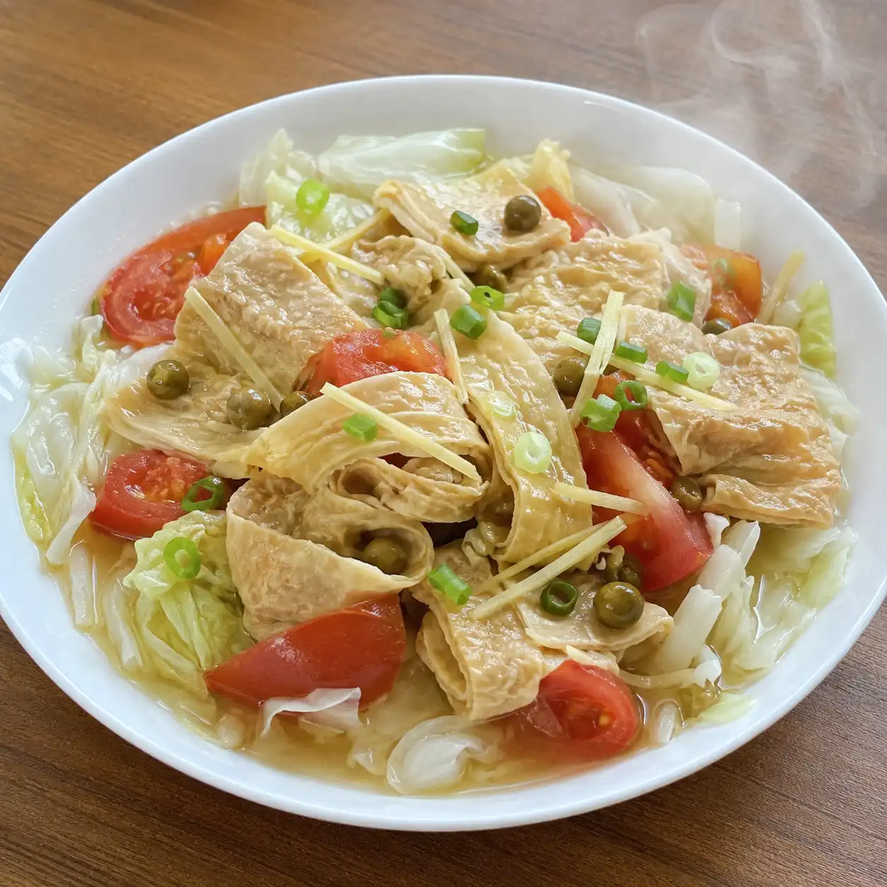 樹子豆皮番茄蒸