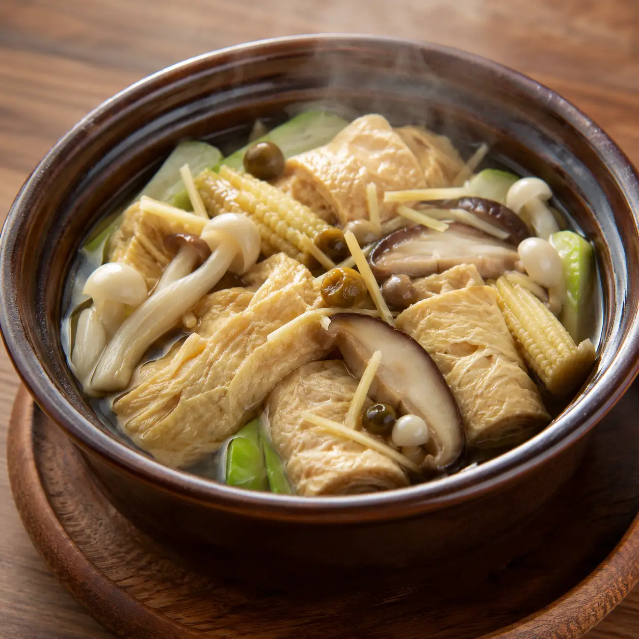 豆包玉米筍蒸盅