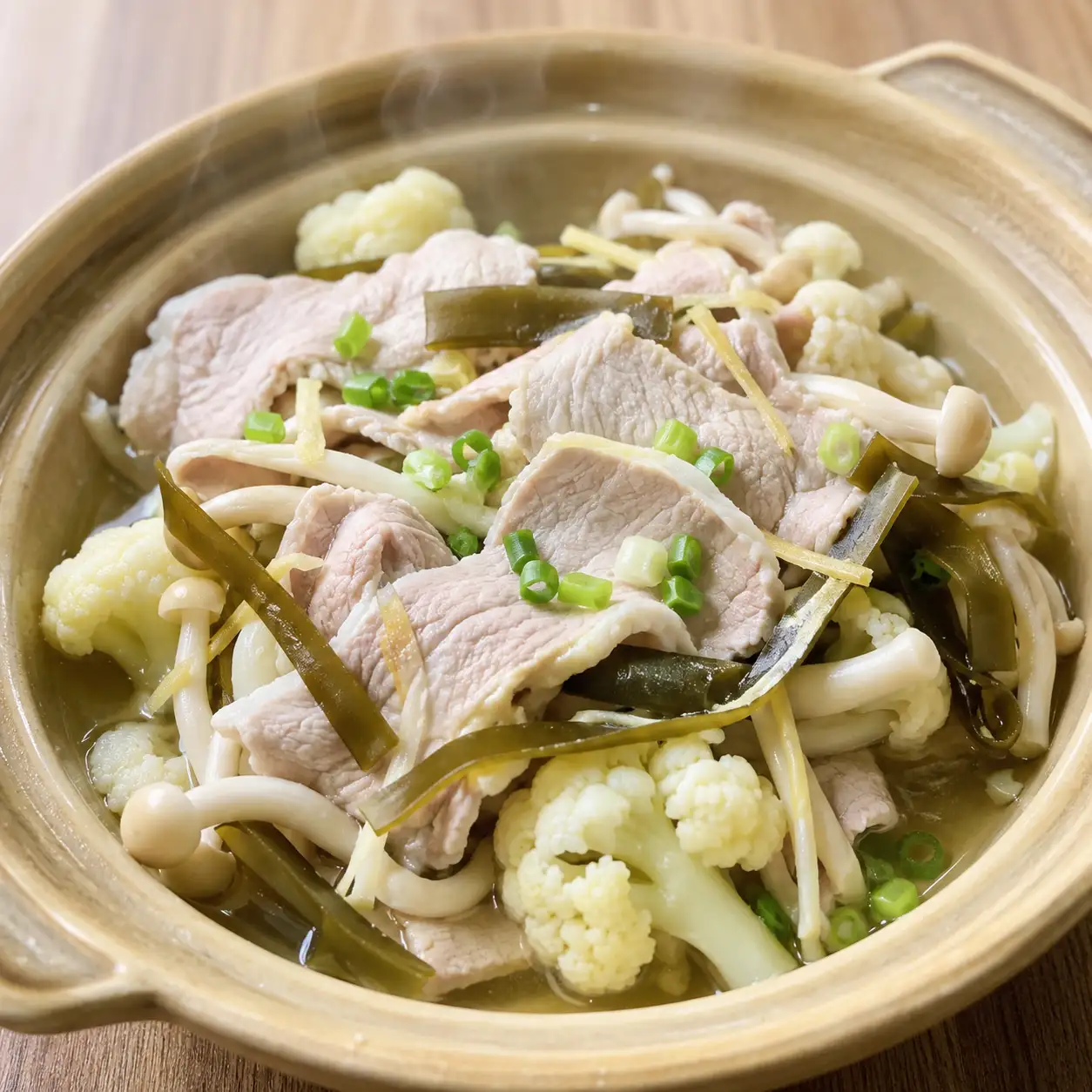 昆布蒸豬肉片
