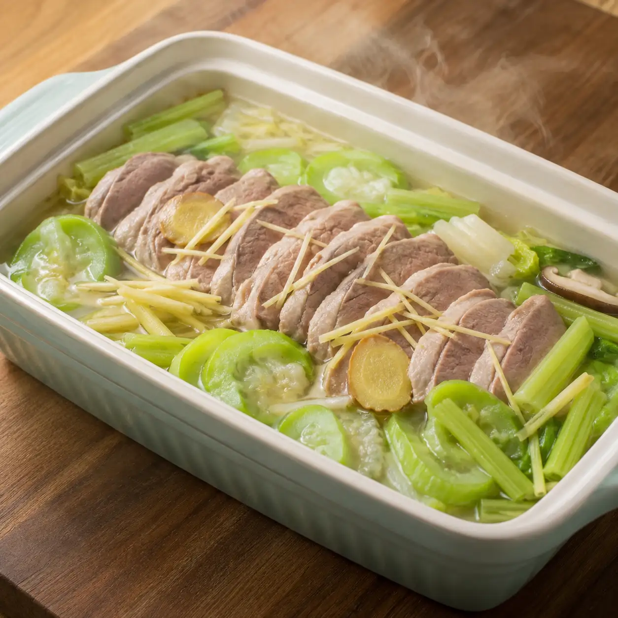 味噌鴨胸蒸盒