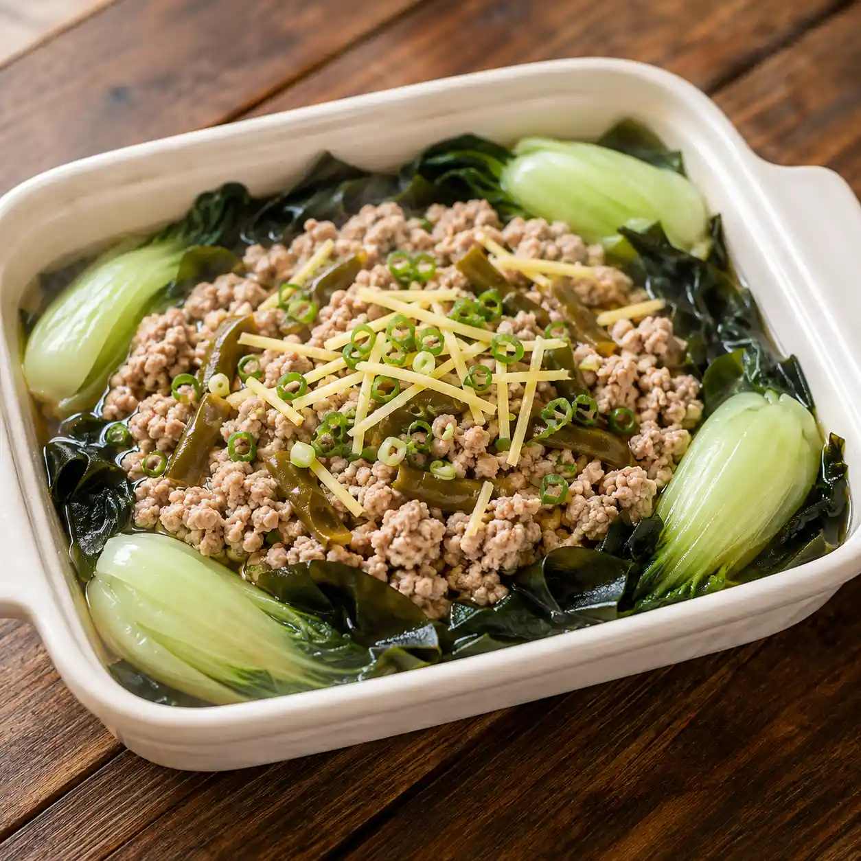 剝皮辣椒瘦絞肉蒸盒