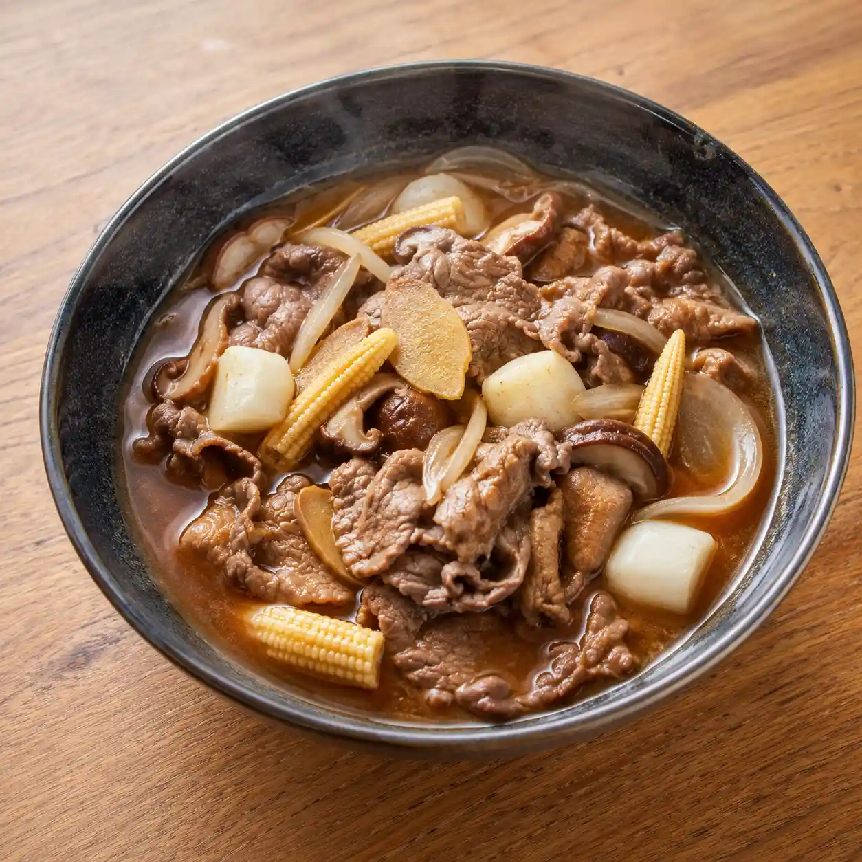 紅燒牛肉片山藥