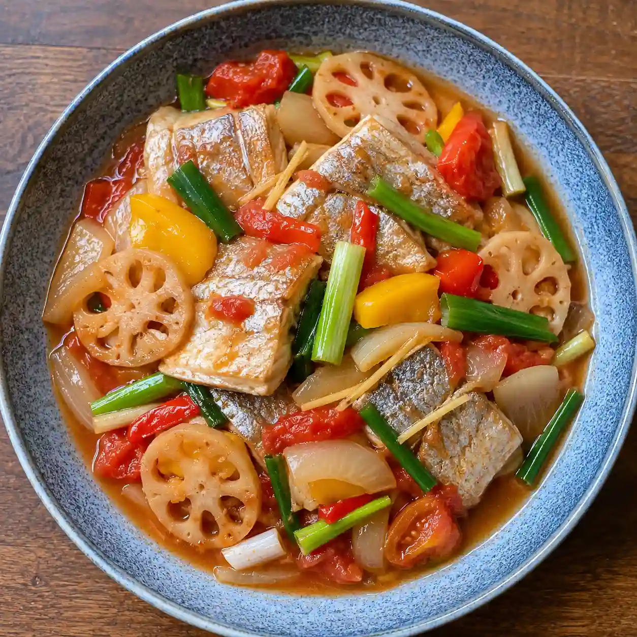 白帶魚甜椒蔥燒