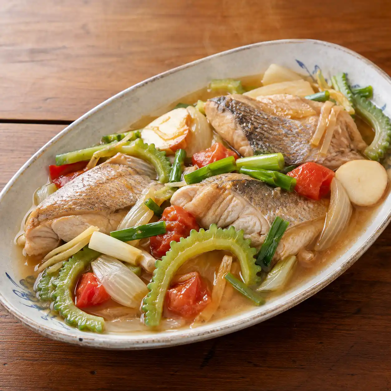 虱目魚山藥蔥燒