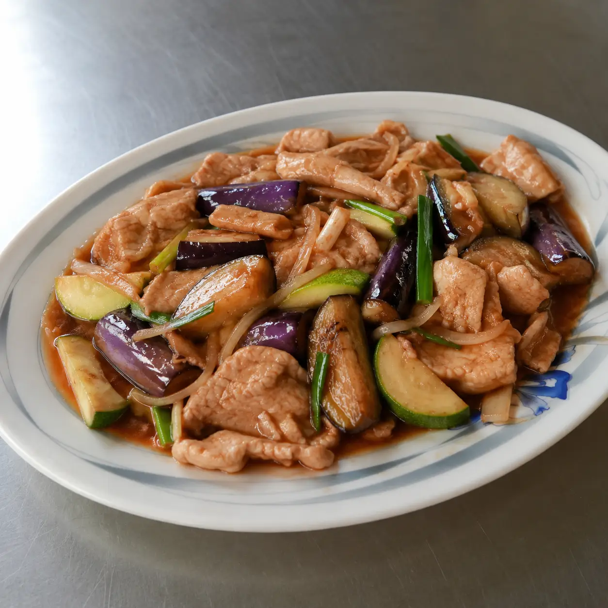紅麴雞肉片茄子燒