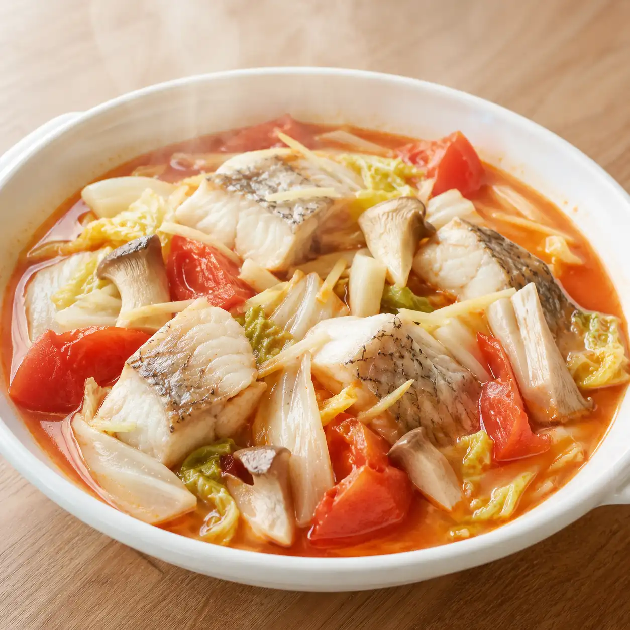鯛魚大白菜茄汁燒