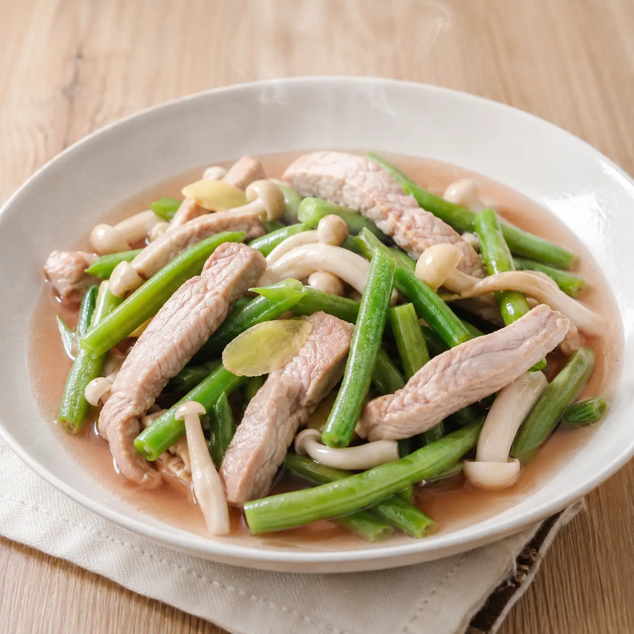 清滷豬柳四季豆