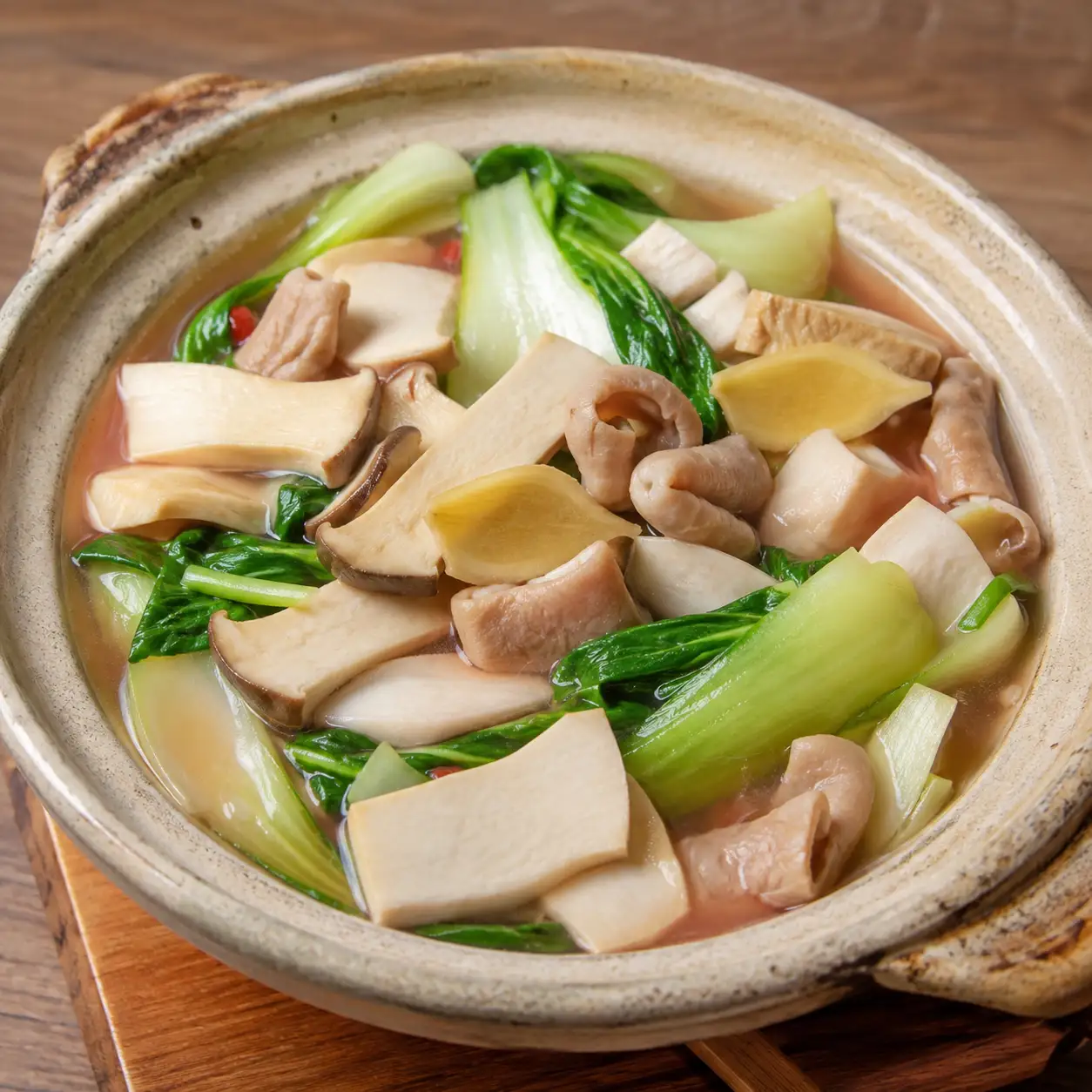 清滷少量肥腸杏鮑菇