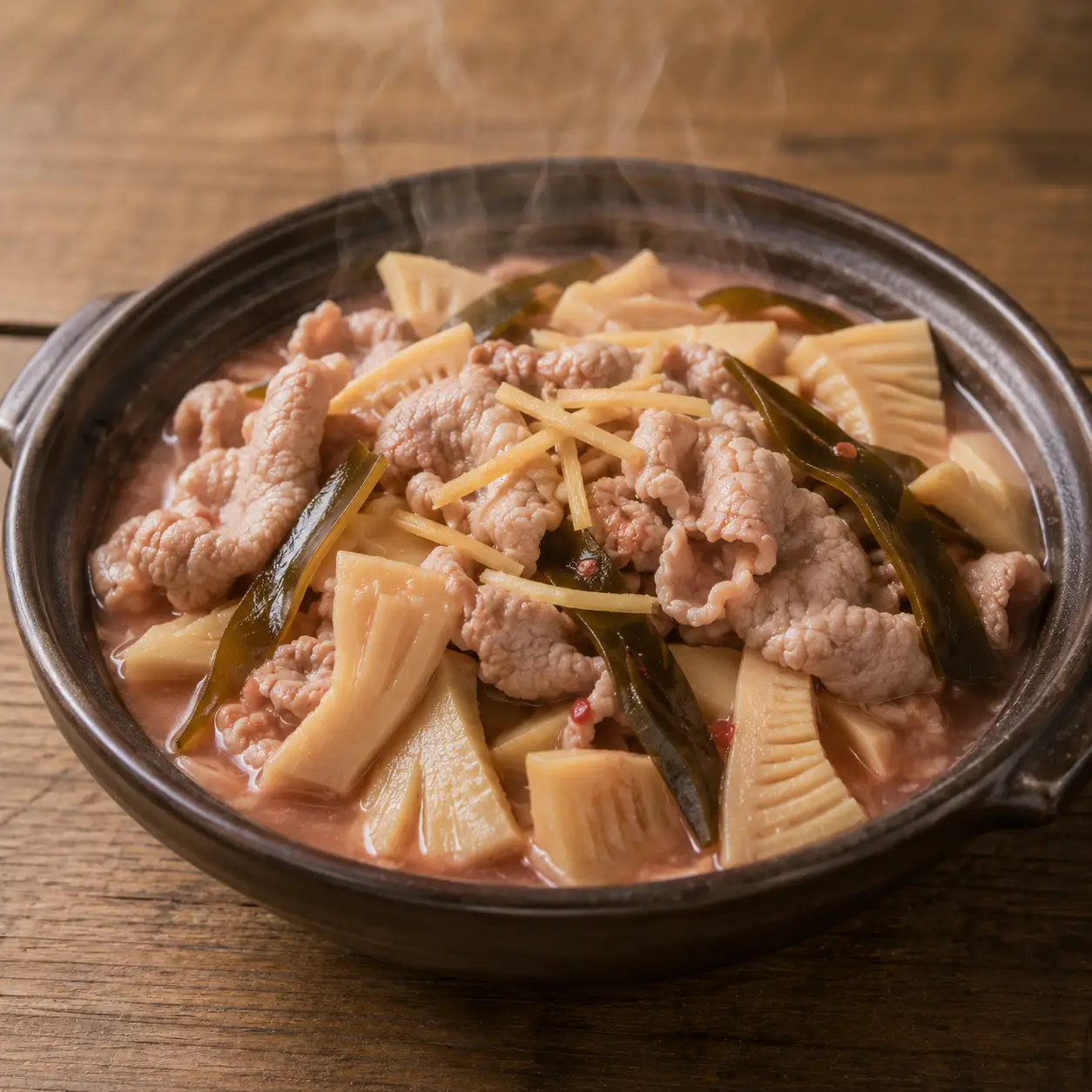 紅麴豬肉片竹筍燉
