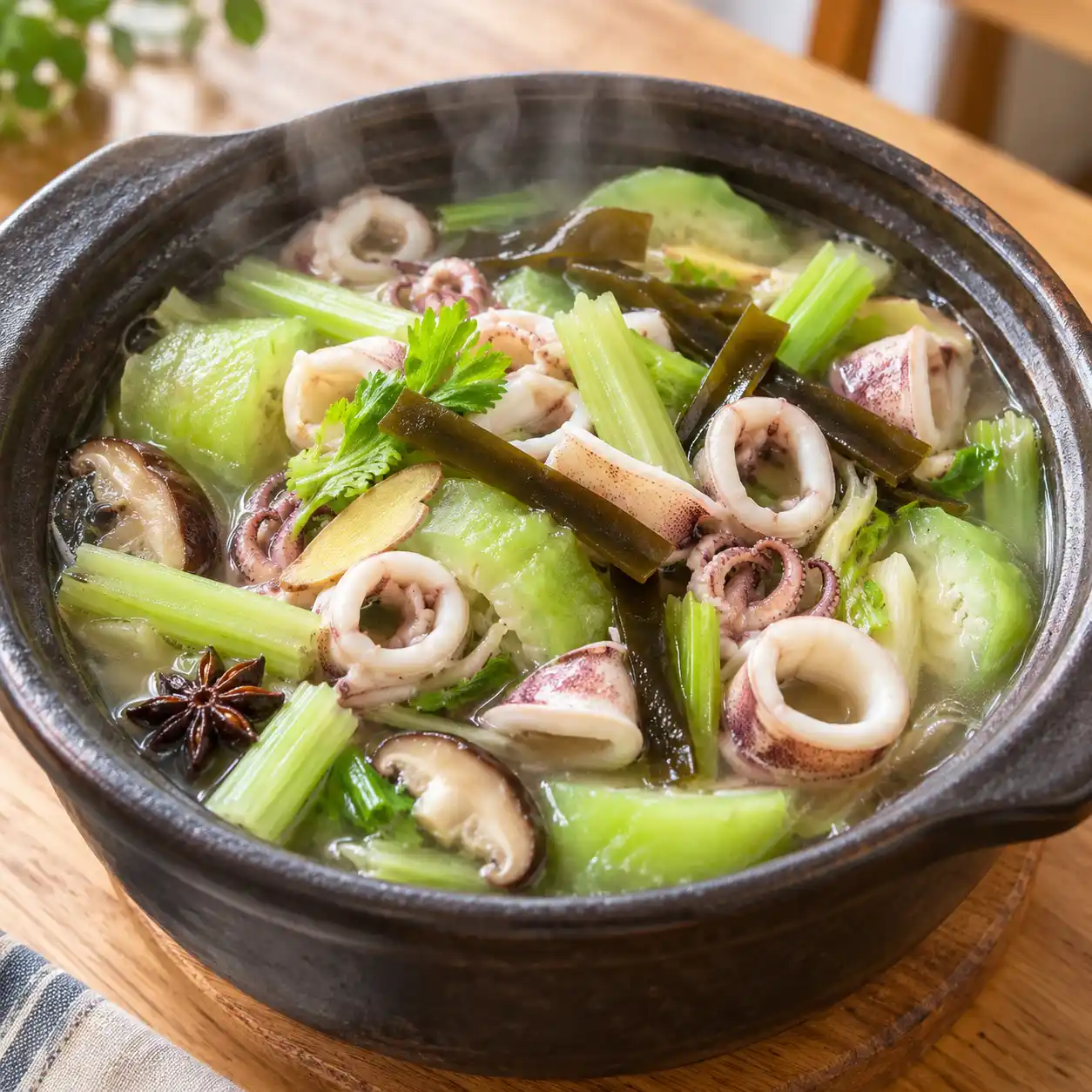 昆布小卷芹菜煨