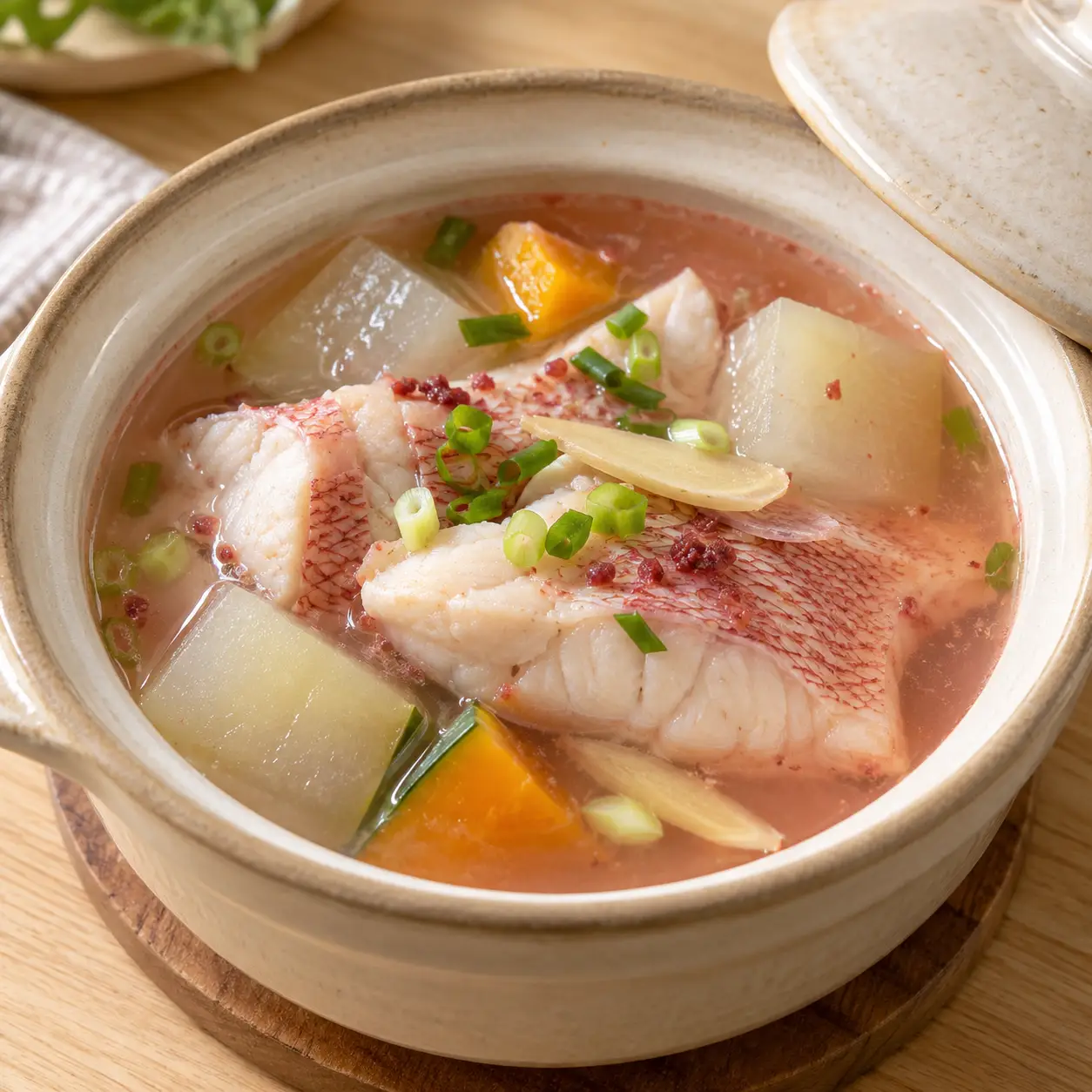 紅麴鯛魚冬瓜清燉