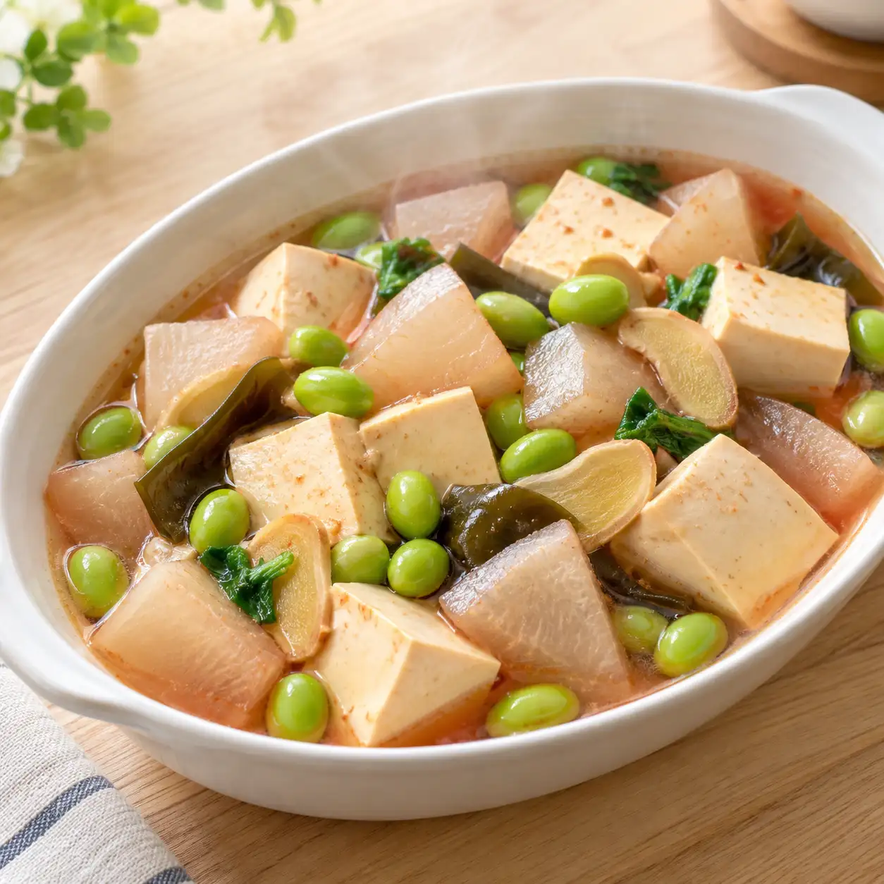 清滷蛋豆腐毛豆