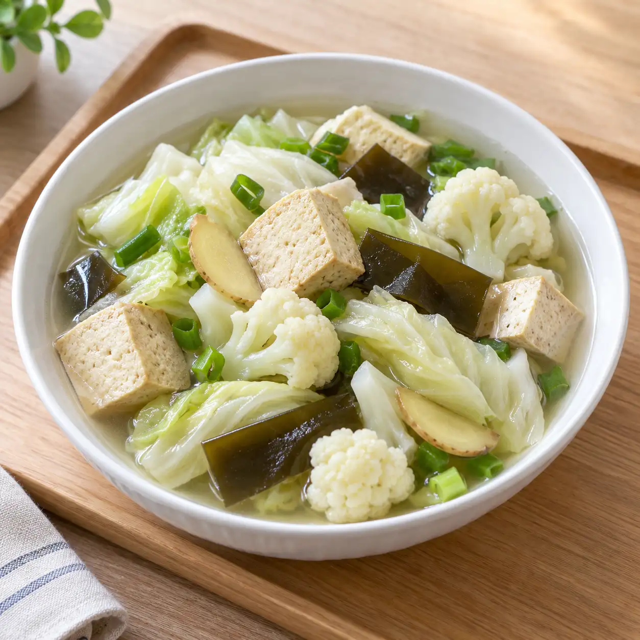 昆布豆干高麗菜清燉