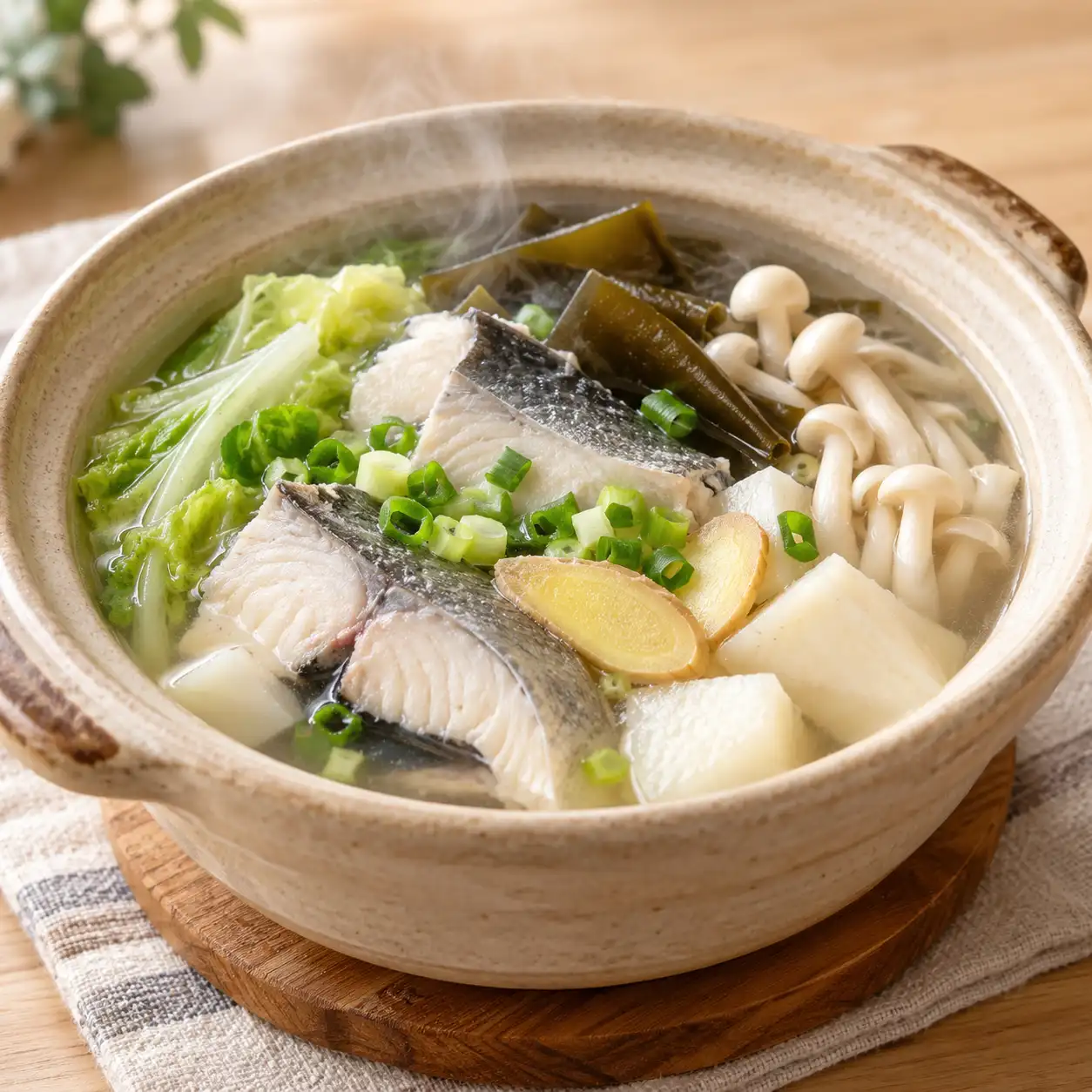 昆布虱目魚山藥清燉