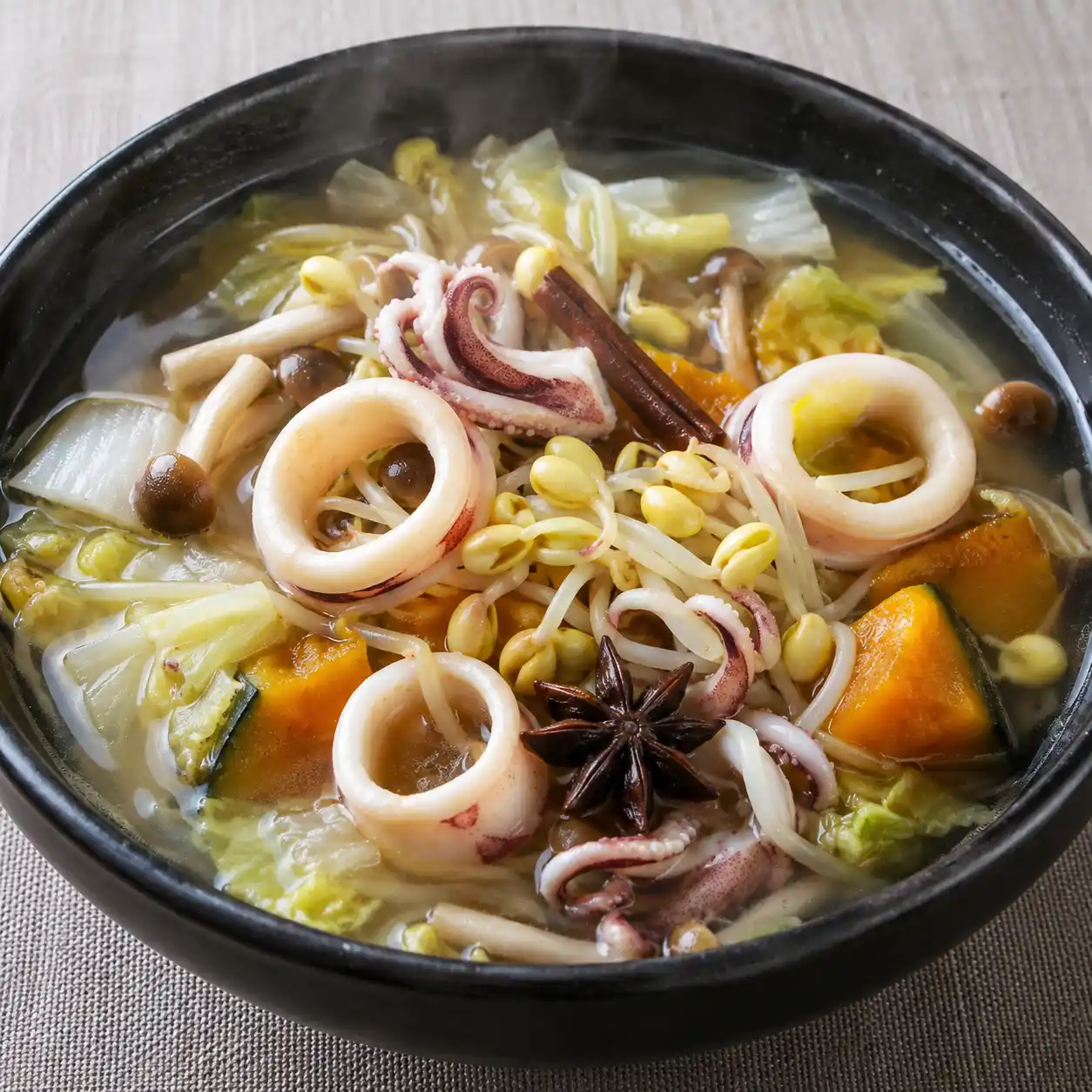五香透抽黃豆芽清燉