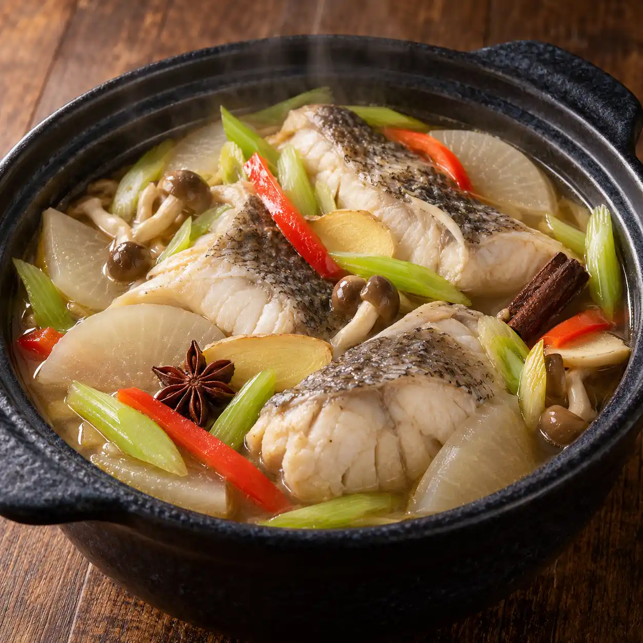 鱸魚芹菜五香滷