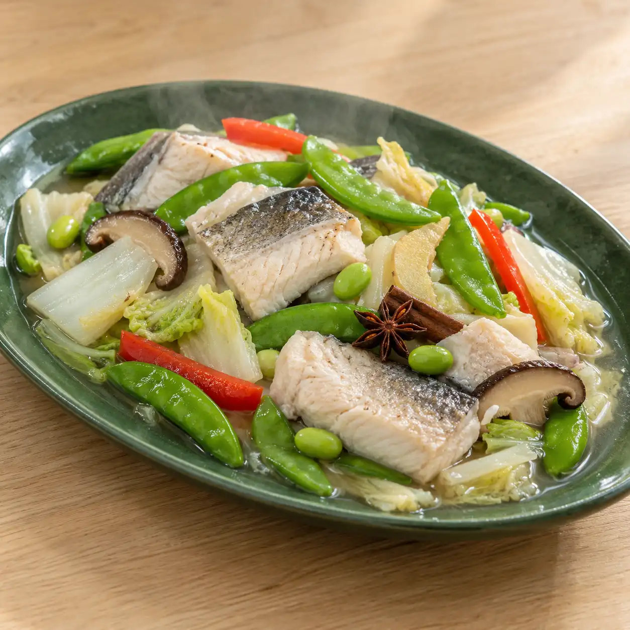 虱目魚荷蘭豆白滷
