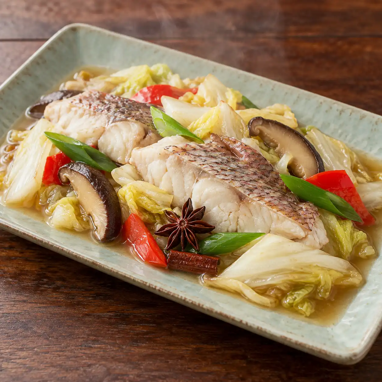 鯛魚大白菜五香滷