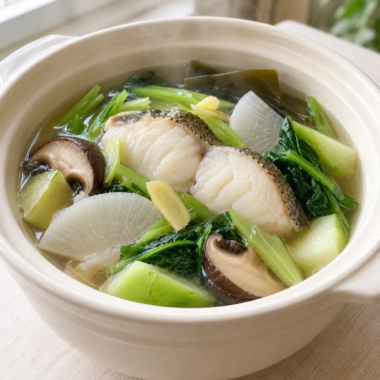 昆布鱈魚芹菜燉