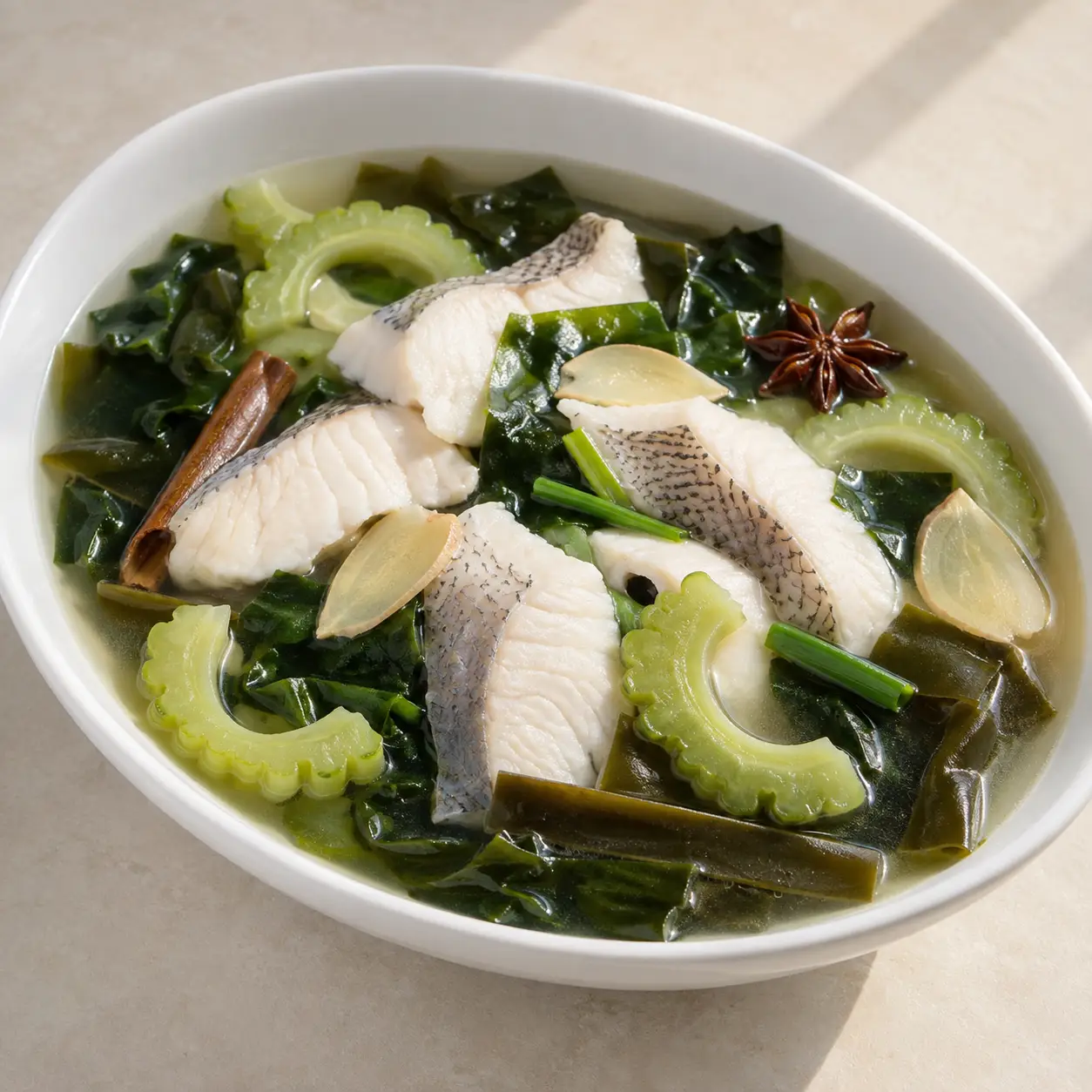 鯛魚海帶芽白滷
