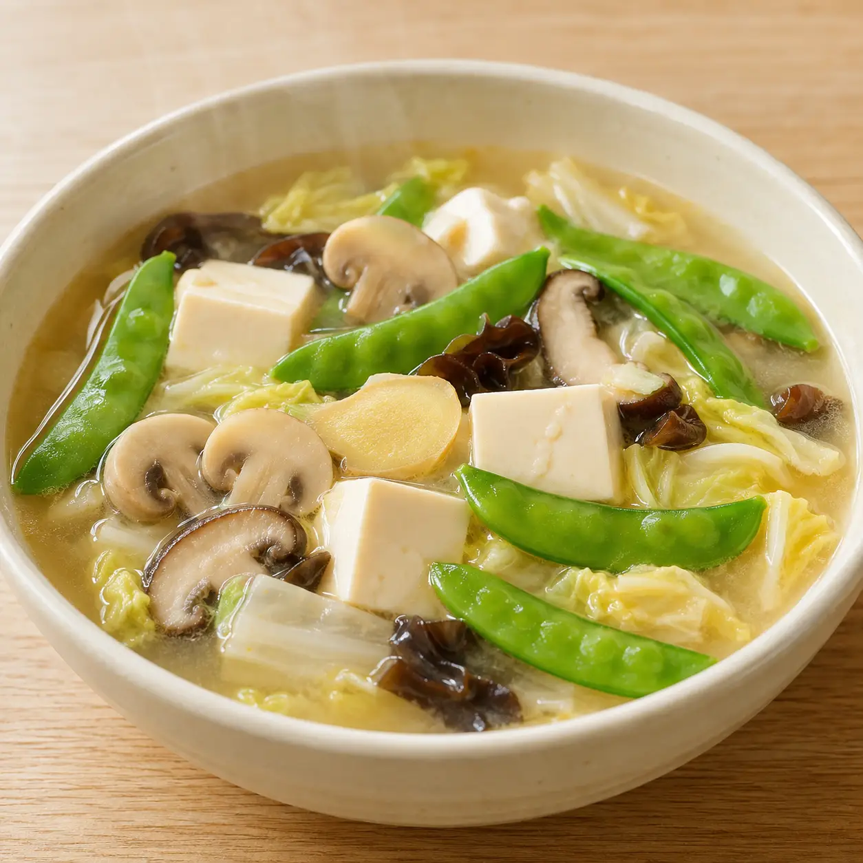 板豆腐青江菜五香滷