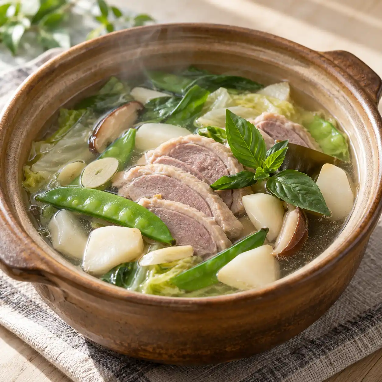 鴨胸菱角清湯