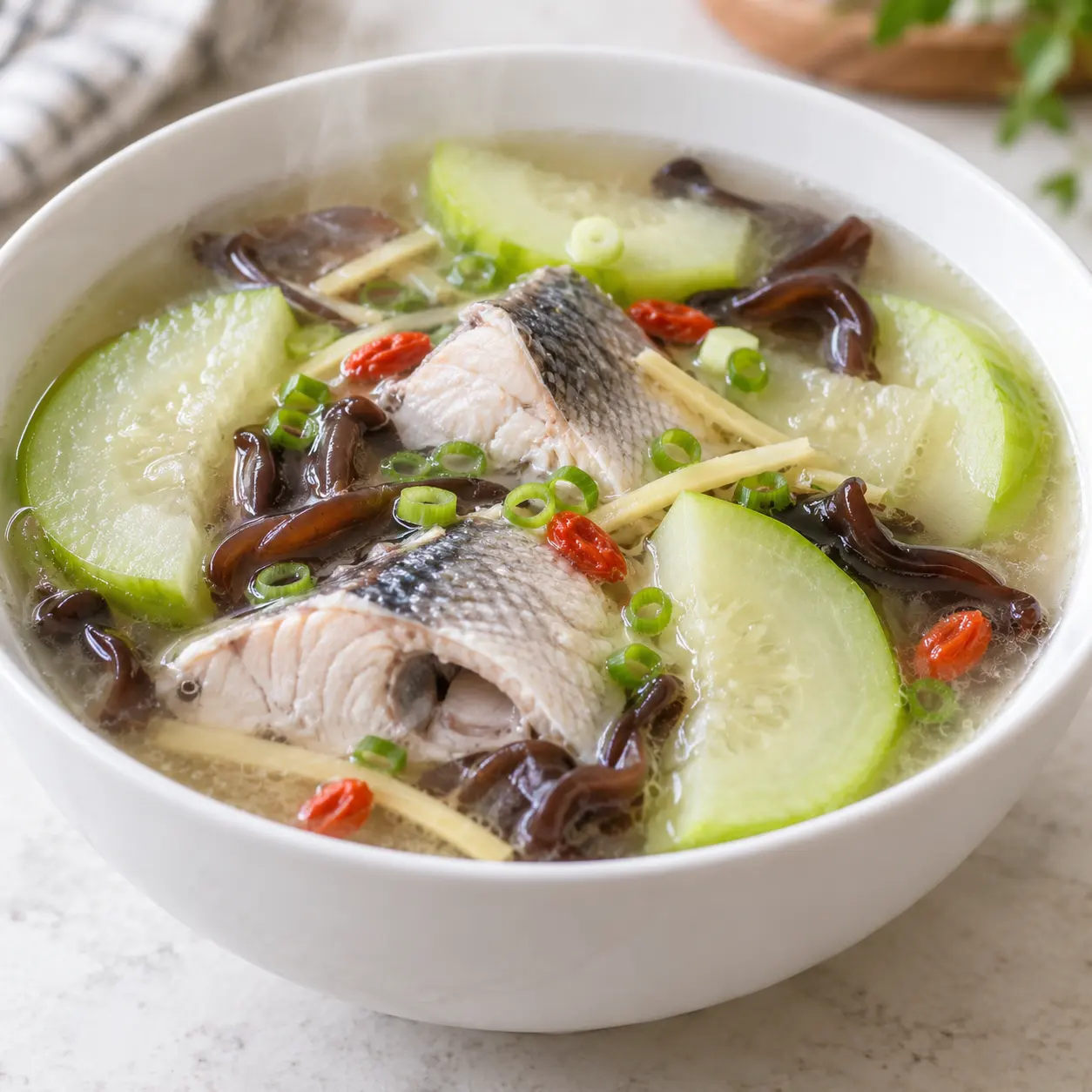 虱目魚大黃瓜清湯