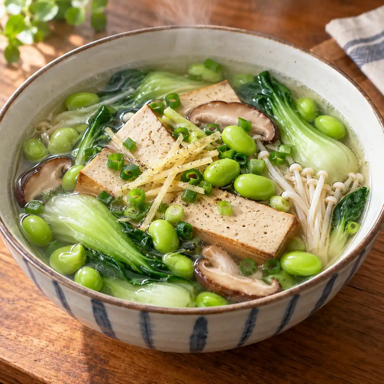 豆干毛豆清湯