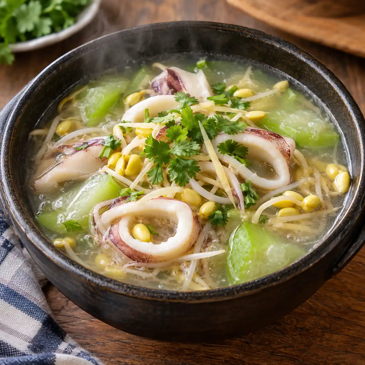 中卷黃豆芽自然滑羹