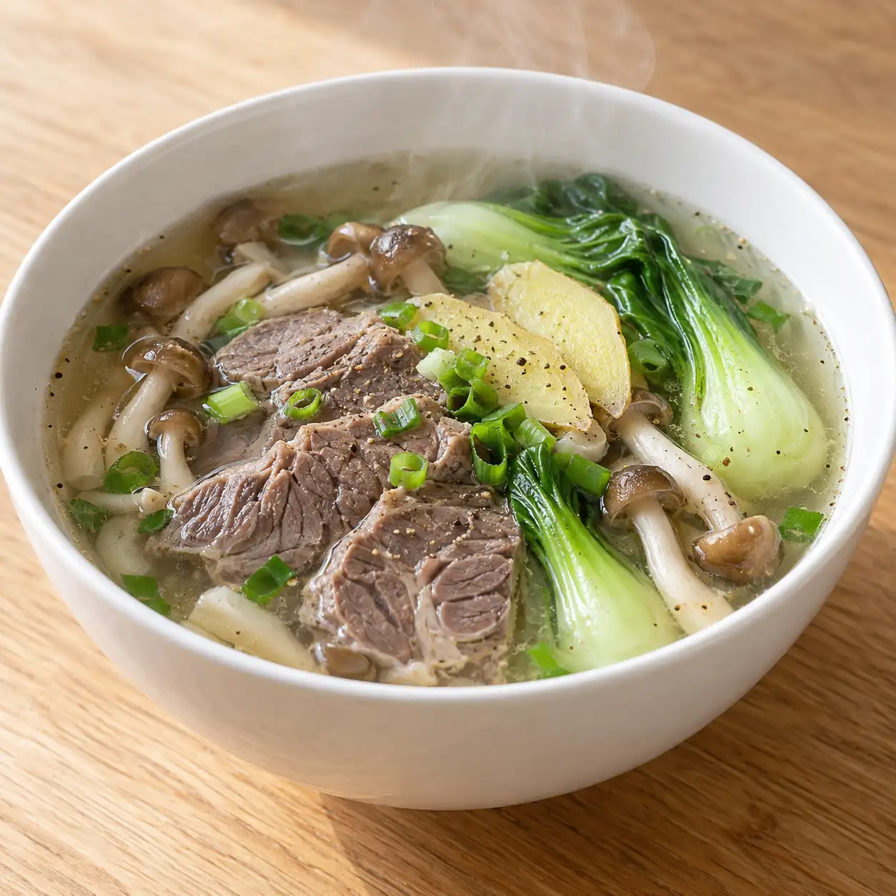 胡椒牛腱鴻喜菇湯