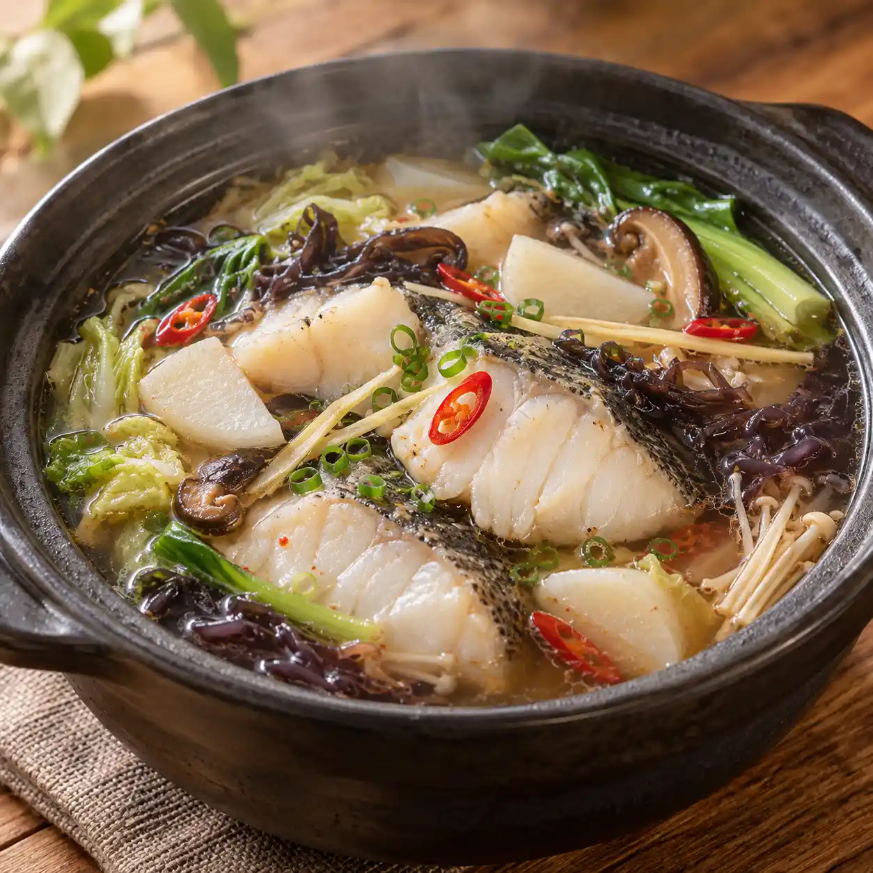 鱈魚山藥酸辣湯