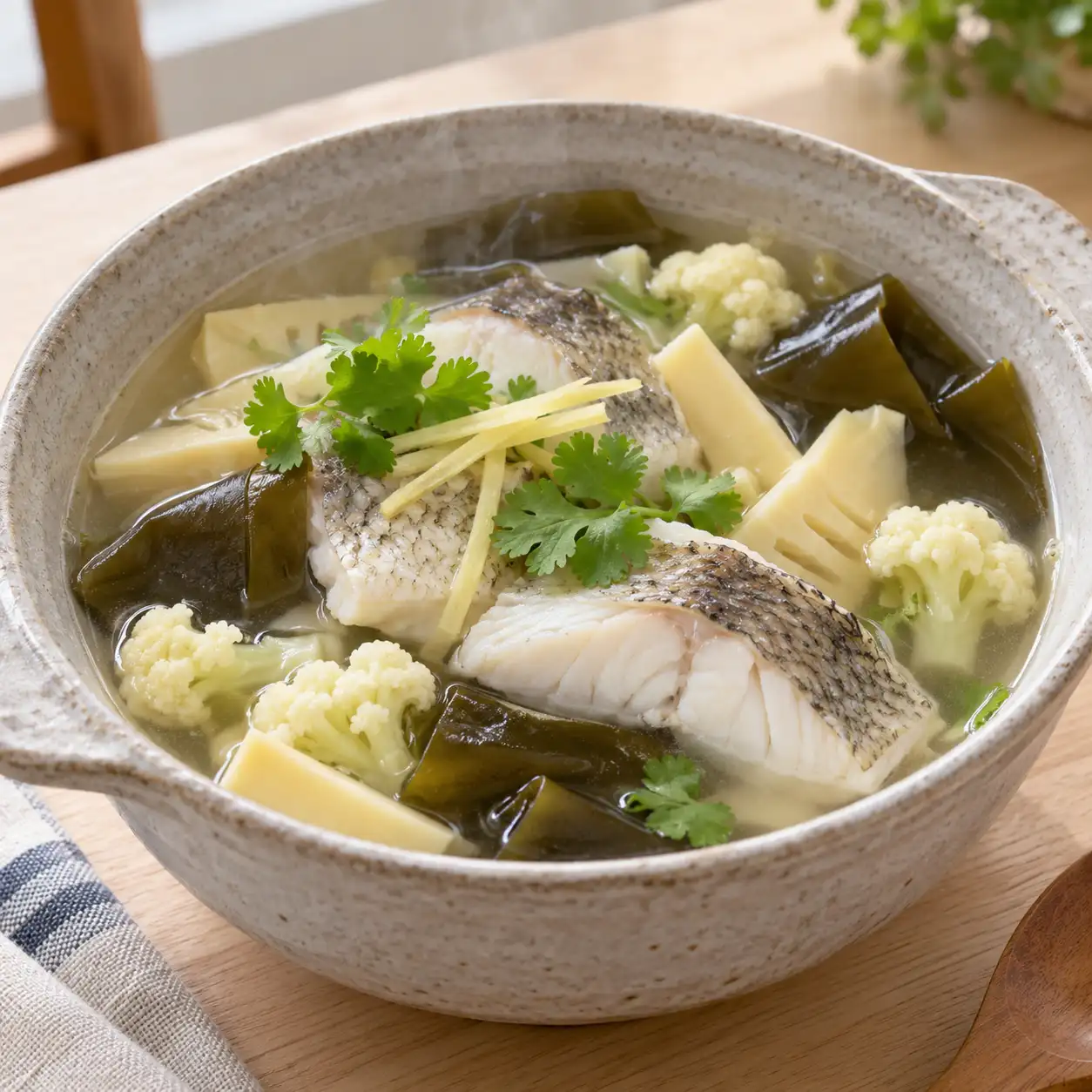 昆布鱸魚竹筍湯
